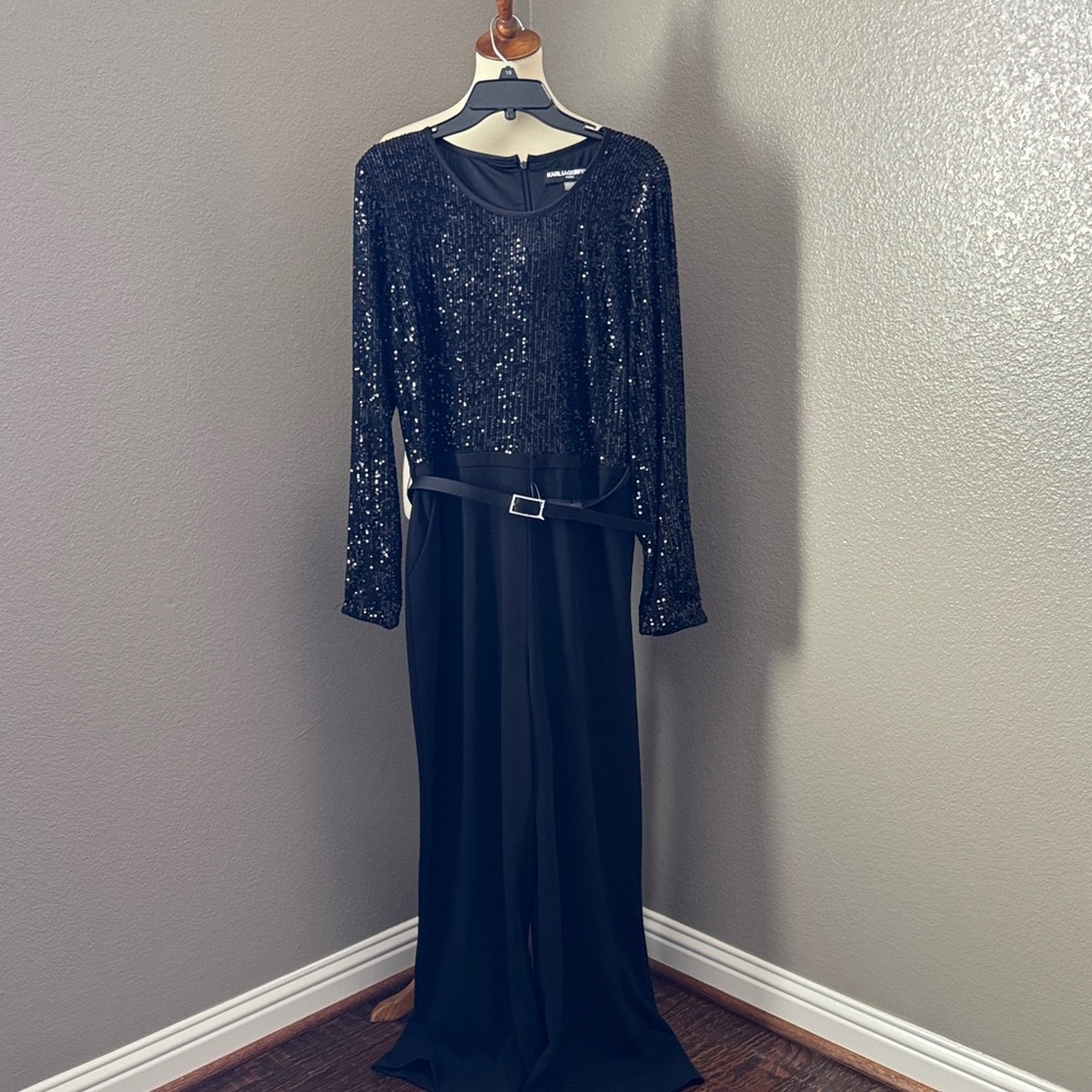 Karl Lagerfeld jumpsuit 16 NWT